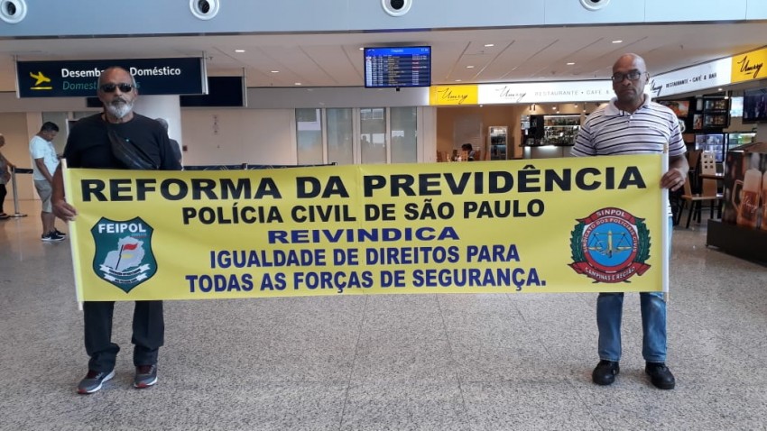 REFORMA DA PREVIDÊNCIA POLICIA CIVIL DE SÃO PAULO REIVINDICA IGUALDADE DE DIREITOS PARA TODAS AS FORÇAS DE SEGURANÇA