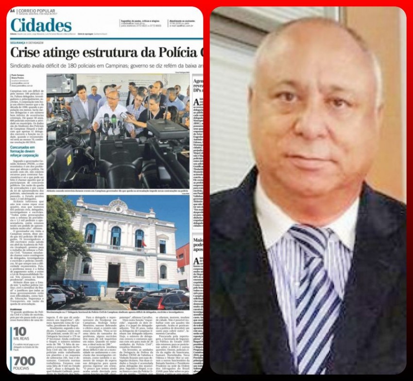 EXCESSO DE TRABALHO POR FALTA DE CONTINGENTE EVIDENCIA A MAIOR CRISE DA POLÍCIA CIVIL PAULISTA