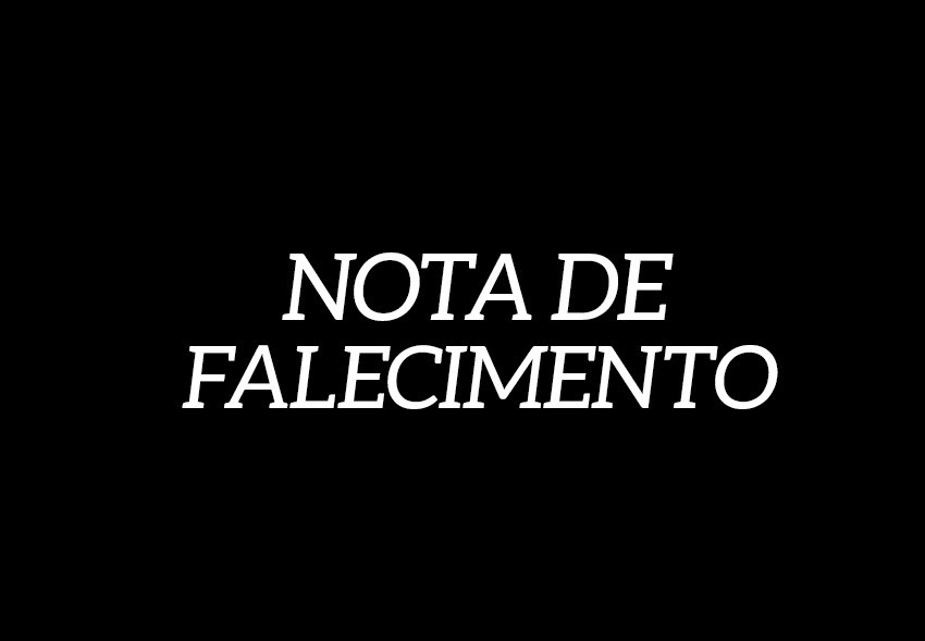 NOTA DE FALECIMENTO